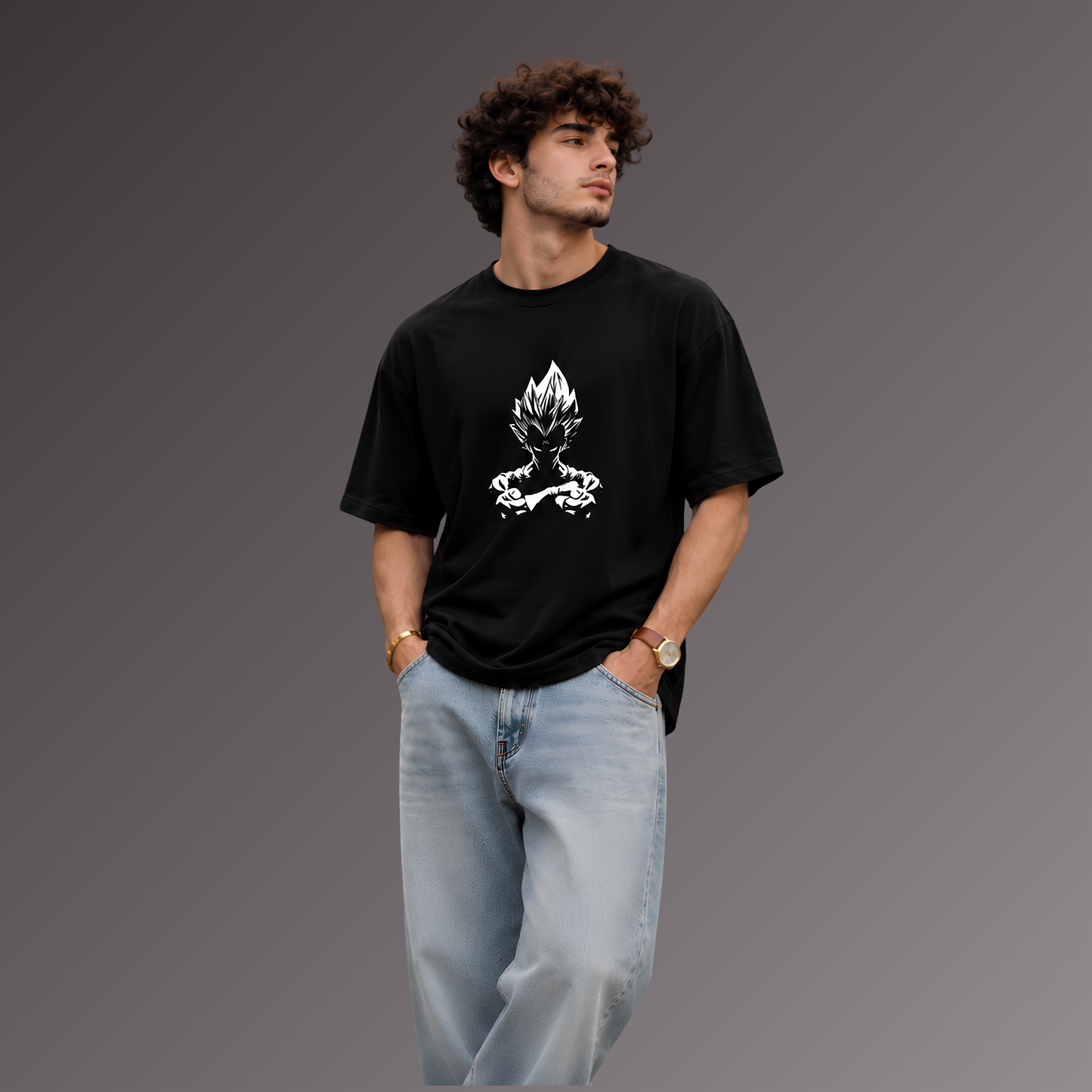 Saiyan Shadow Oversized T-Shirt