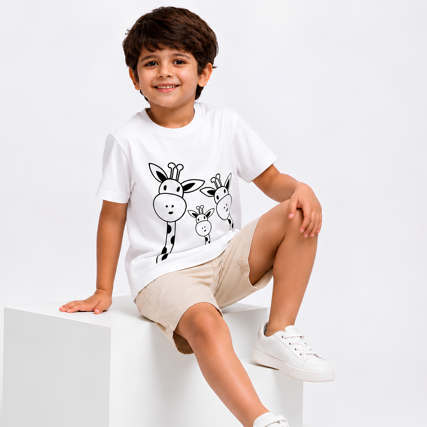 Giraffe Trio Kids T-Shirt
