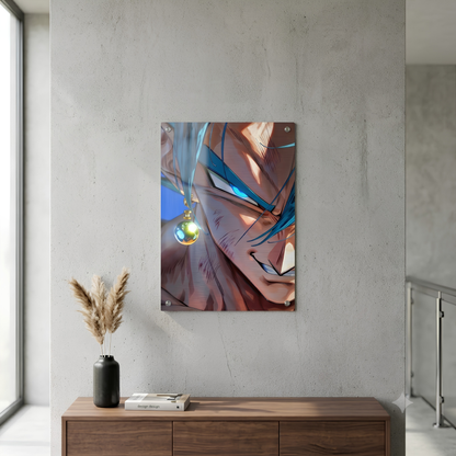 Azure Dominion – Vegito Blue Metallic Poster