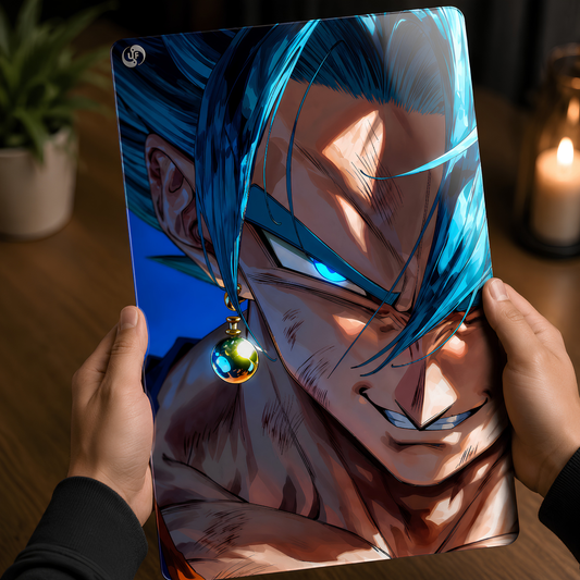 Azure Dominion – Vegito Blue Metallic Poster
