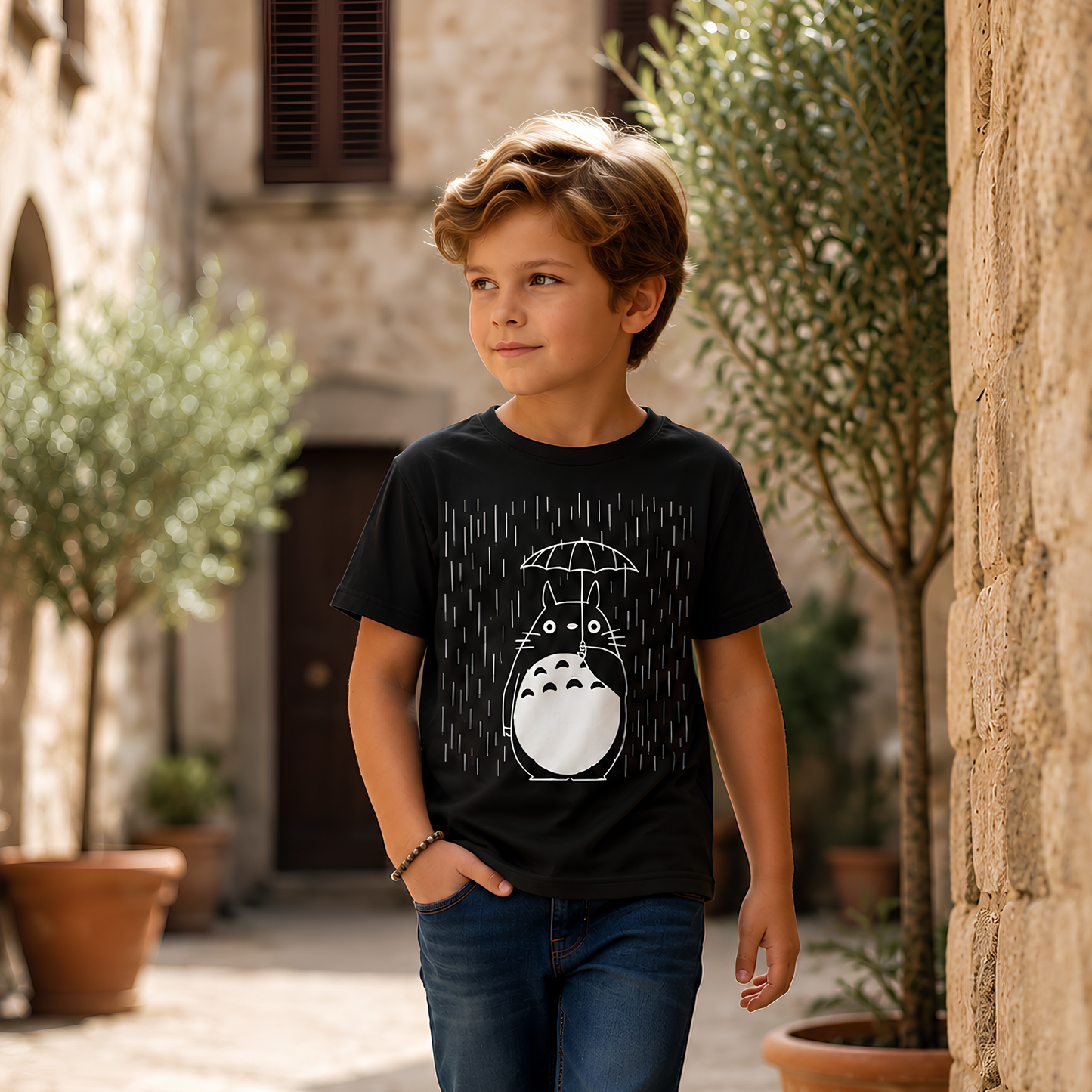 Rainy Day Buddy Kids T-Shirt