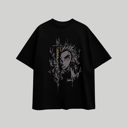Flame Hashira Oversized T-Shirt