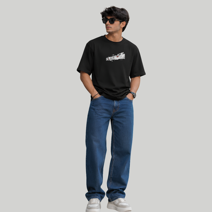 Infinite Void Gojo Oversized T-Shirt – Black