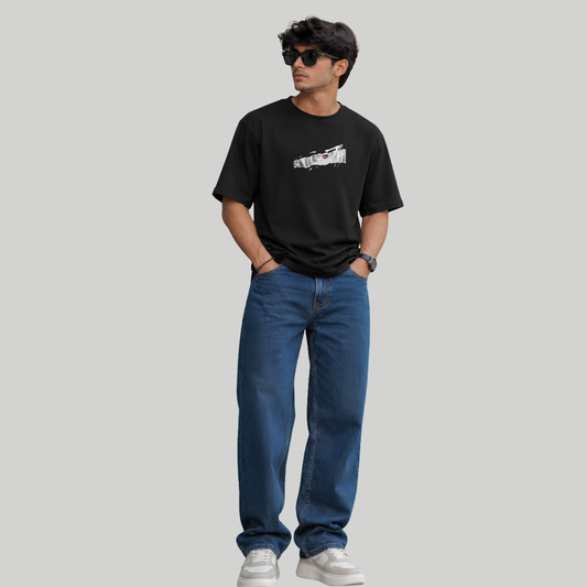 Infinite Void Gojo Oversized T-Shirt – Black