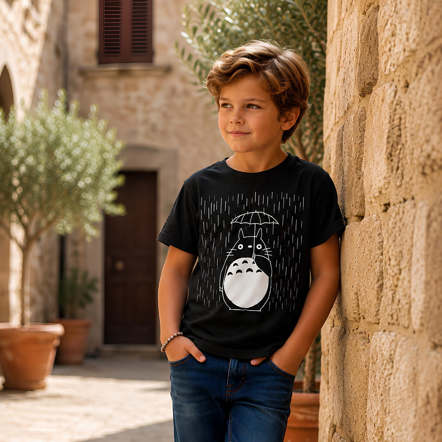 Rainy Day Buddy Kids T-Shirt