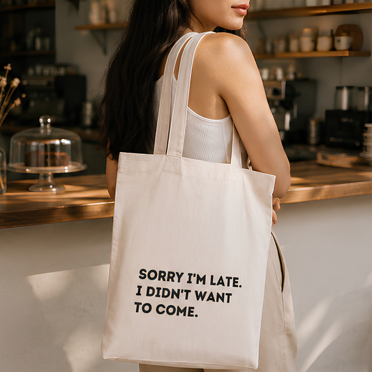 Socially Selective Premium Canvas Tote Bag
