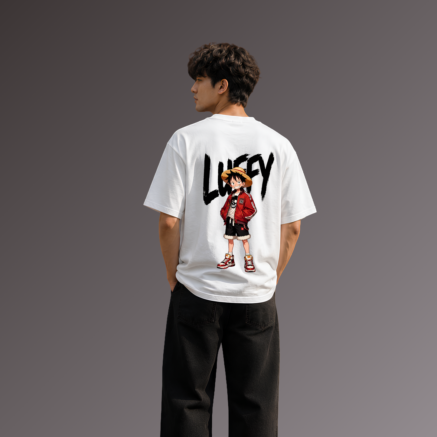 Luffy Streetwear Oversized T-Shirt
