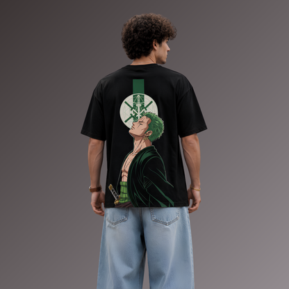 Zoro Eclipse Oversized T-Shirt – Black