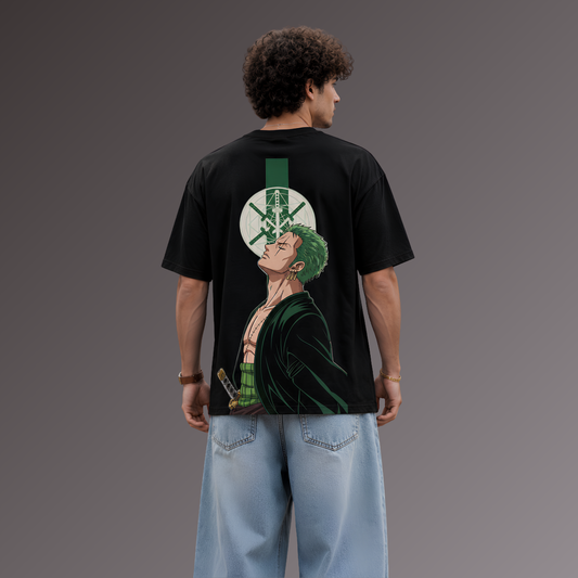 Zoro Eclipse Oversized T-Shirt – Black