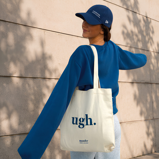 Ugh. Premium Canvas Tote Bag