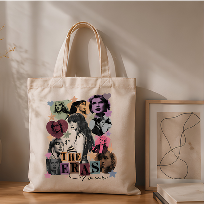 The Eras Tour Premium Canvas Tote Bag