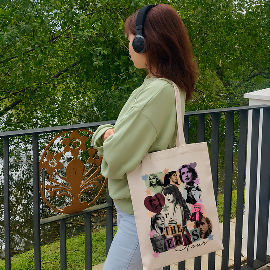 The Eras Tour Premium Canvas Tote Bag