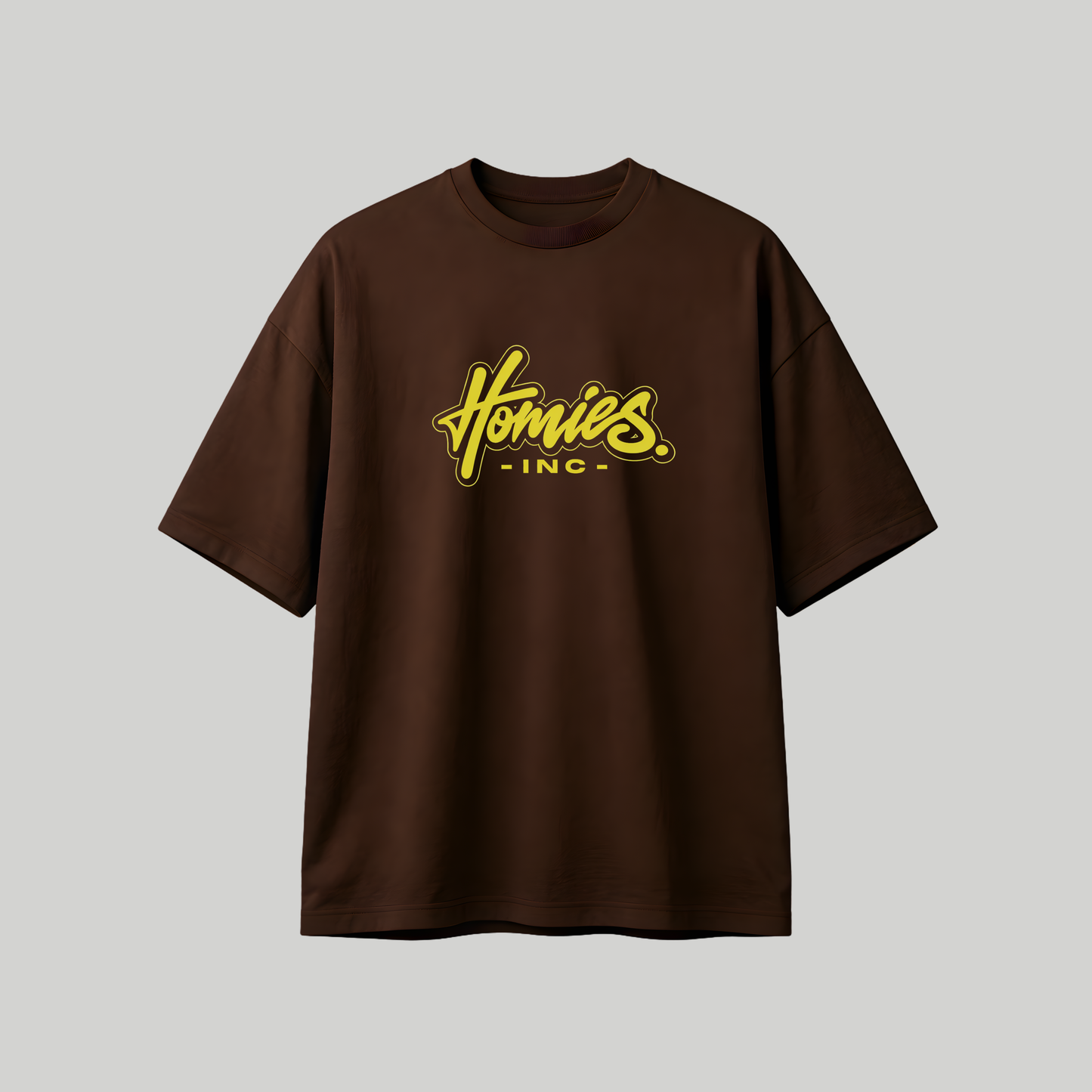 Homies Inc Oversized T-Shirt – Chocolate Brown