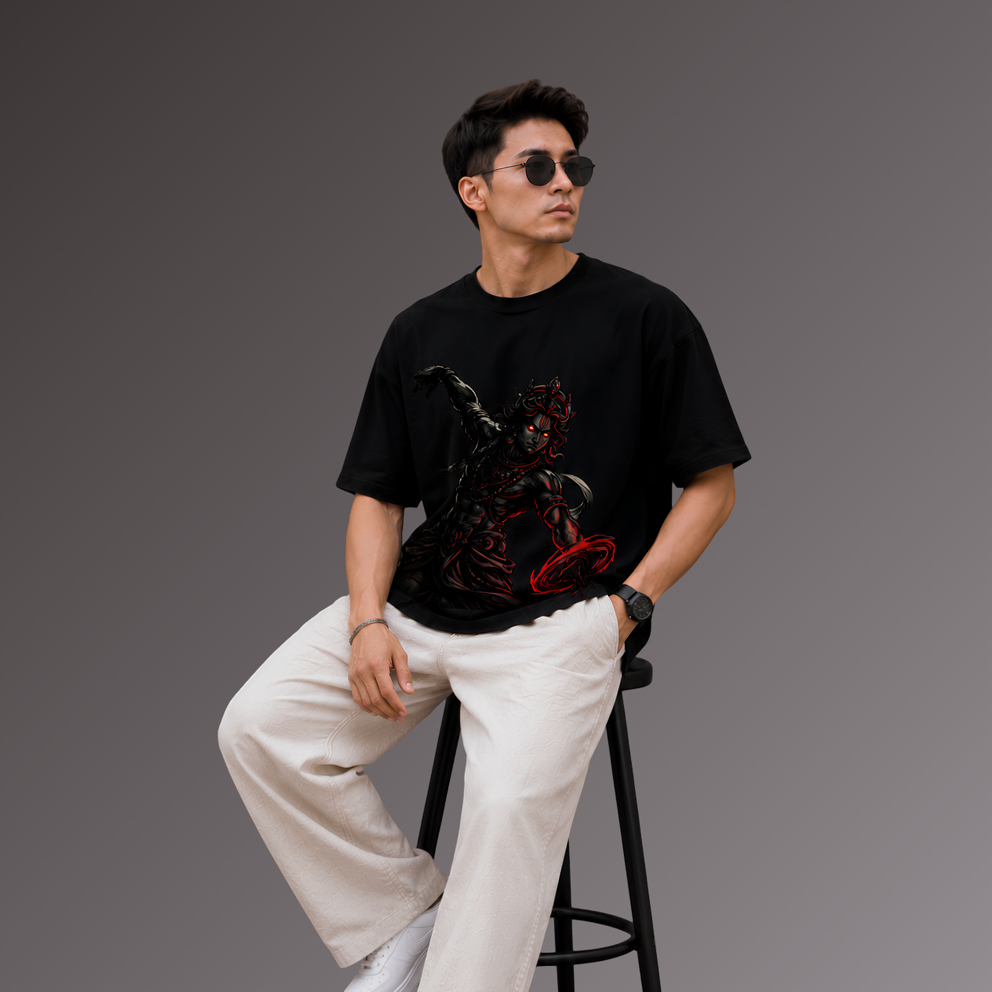 Divine Warrior Krishna T-Shirt
