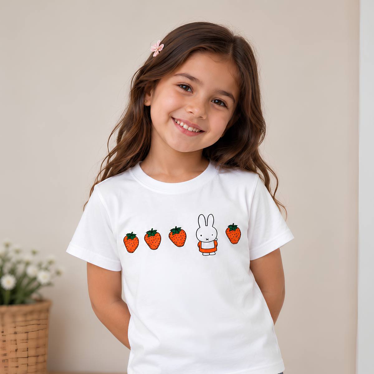 Berry Bunny Kids T-Shirt