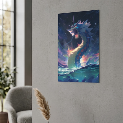 Gyarados Metallic Poster