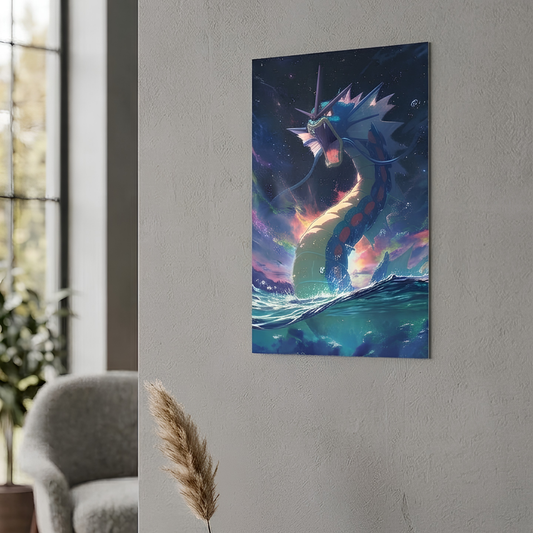 Gyarados Metallic Poster