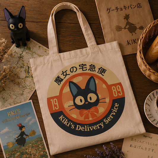 Jiji's Delivery Service Premium Canvas Tote Bag