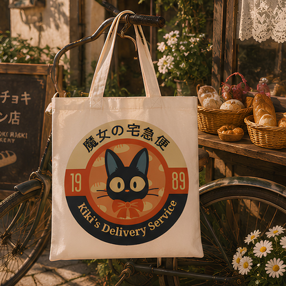 Jiji's Delivery Service Premium Canvas Tote Bag