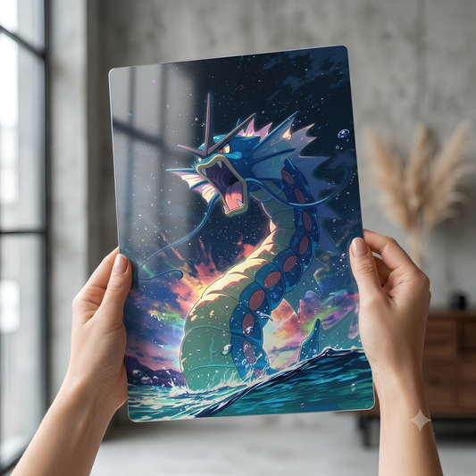 Gyarados Metallic Poster