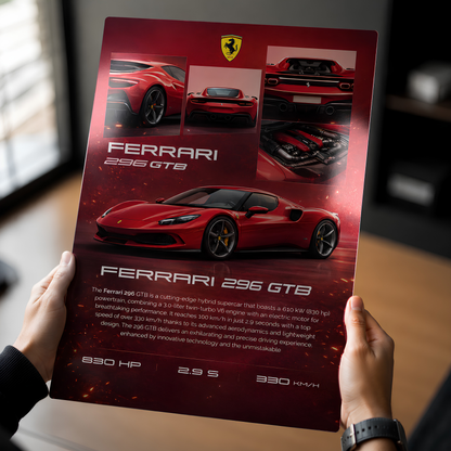Ferrari 296 GTB – Rosso Corsa Edition
