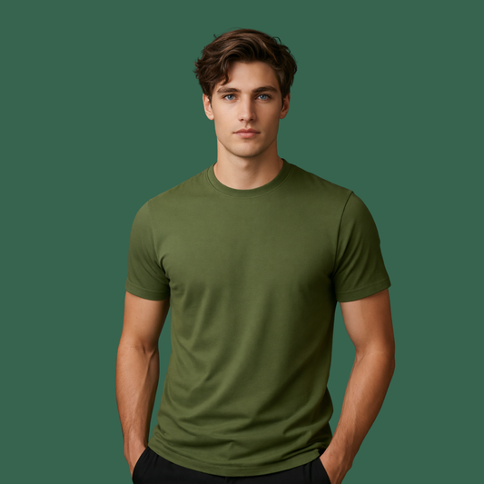 Regular fit Terra Olive T shirt