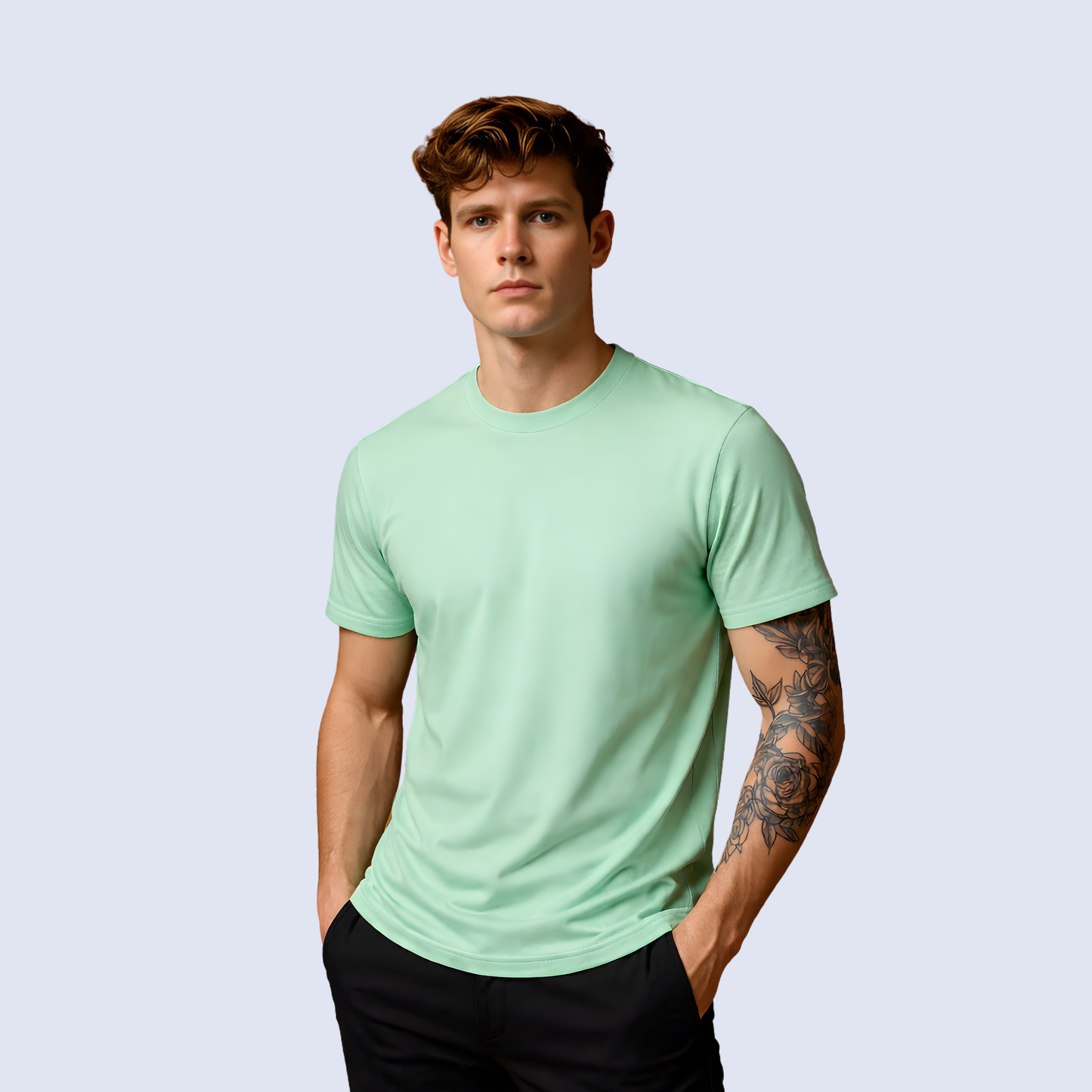 Regular fit Aqua Luxe T shirt