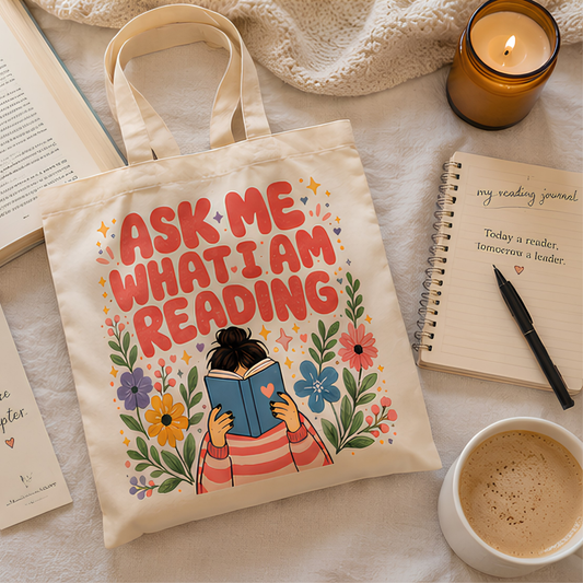 Book Lover's Haven Premium Canvas Tote Bag