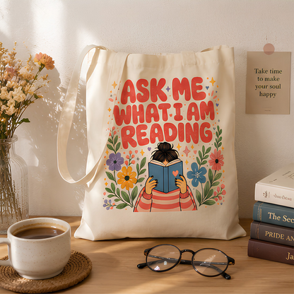Book Lover's Haven Premium Canvas Tote Bag