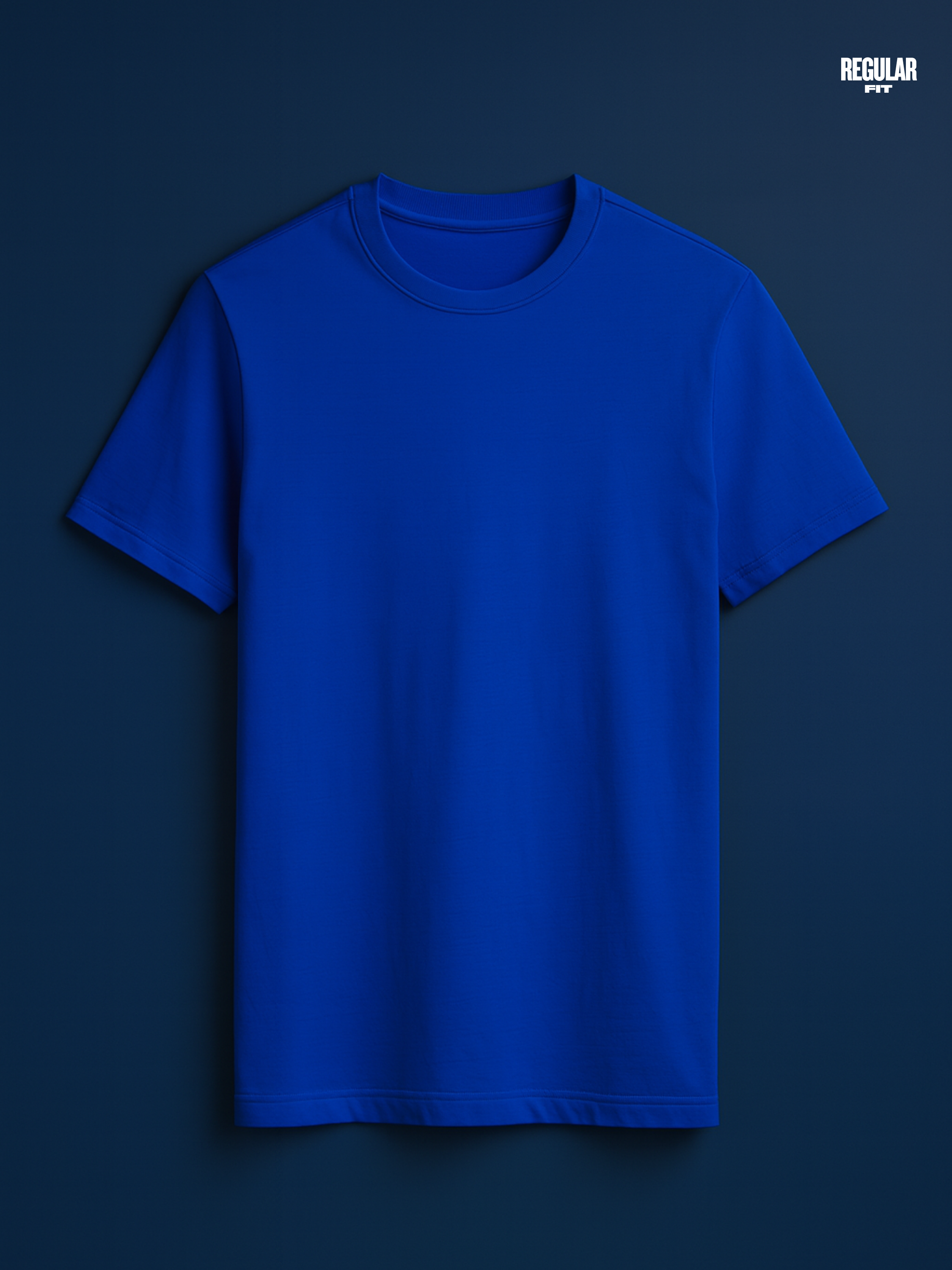 Regular fit Luxe Blue T shirt