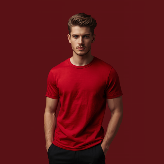 Regular fit Red T shirt