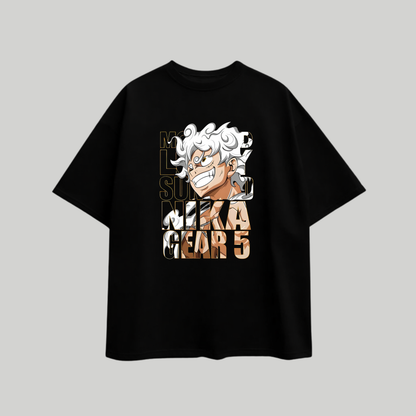 Luffy Gear 5 Oversized Anime T-Shirt